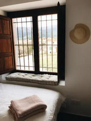 Cama o camas de una habitación en EL PAJAR DE LA ADRADA