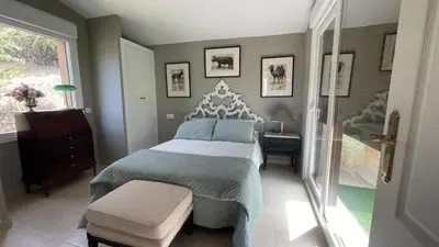 Cama o camas de una habitación en Mi Valle Rural