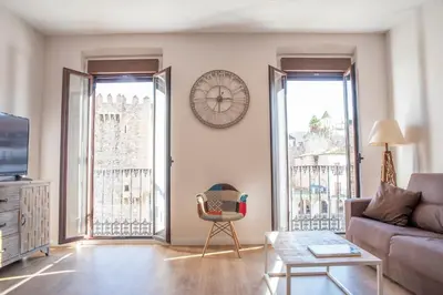 Zona de estar de Apartamento Plaza Mayor Cáceres