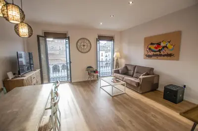 Zona de estar de Apartamento Plaza Mayor Cáceres