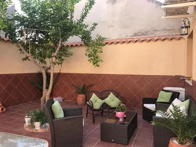 Zona de estar de Casa Rural La Santiaga