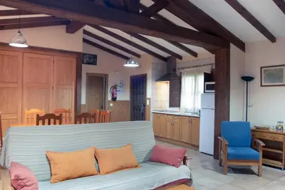 Zona de estar de Apartamentos El Calambuco