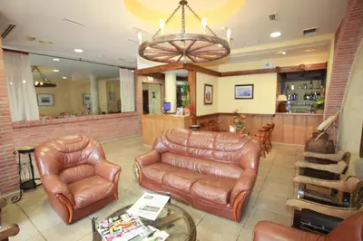 Zona de estar de Hotel La Bodega
