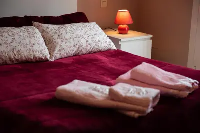 Cama o camas de una habitación en CASA DOVELA