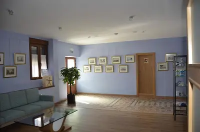 Zona de estar de Casa Atenea