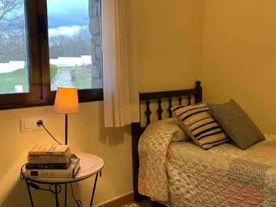 Cama o camas de una habitación en Casa Rural Fuentecillas