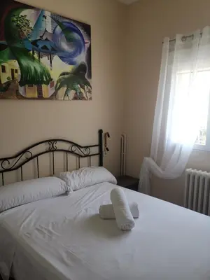 Cama o camas de una habitación en Los corzos