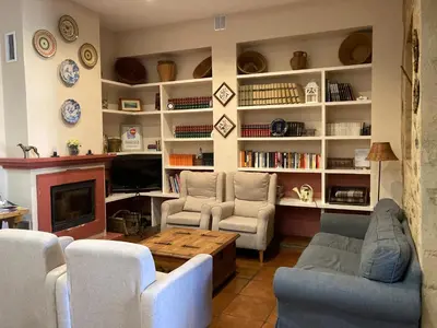 Zona de estar de Casa Rural Valdevilano