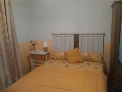 Cama o camas de una habitación en Casa Rural Valdevilano