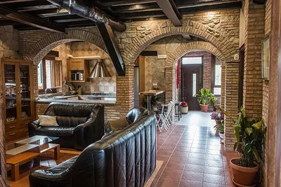 Zona de estar de Apartamentos Rurales Fuente Chiquita