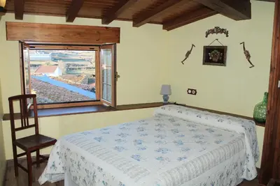 Cama o camas de una habitación en Casa Rural con encanto en Las Arribes 