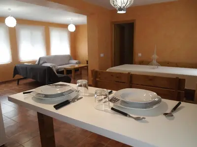 Zona de estar de Apartamento Rural 
