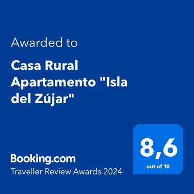 Certificado, premio, señal o documento que está expuesto en Casa Rural Apartamento 