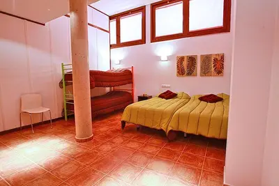 Cama o camas de una habitación en Casa Rural 