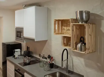 Una cocina o zona de cocina en Homely Salamanca