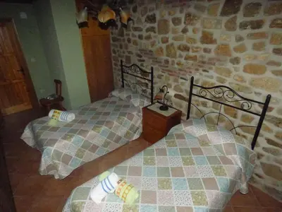 Cama o camas de una habitación en Un Rincón Salmantino