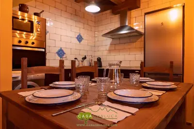 Una cocina o zona de cocina en Casa Chaluca