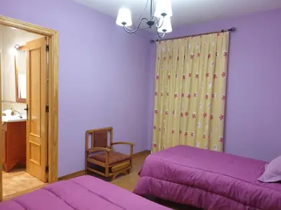 Cama o camas de una habitación en Los Guijos