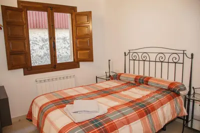 Cama o camas de una habitación en Ca' la Paz - Mogarraz