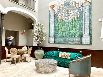 Zona de estar de Akla Hotel Mérida