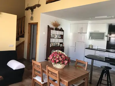 Una cocina o zona de cocina en Casa Rural Los Abuelos