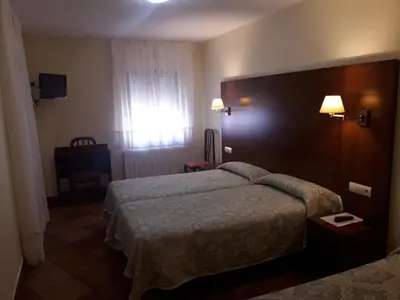 Plano de Hostal Restaurante Santa Cruz