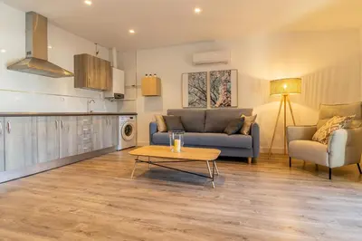 Zona de estar de Apartamentos con vistas en el casco histórico - El Patio