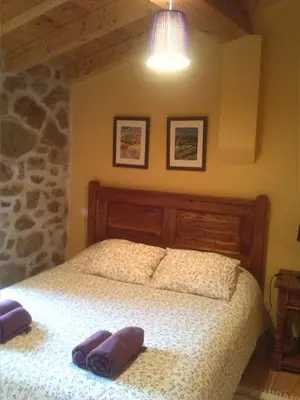 Cama o camas de una habitación en La plaza
