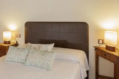 Cama o camas de una habitación en Beit Shalom, Casa Rural