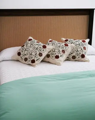 Cama o camas de una habitación en Hotel Rural Salvatierra
