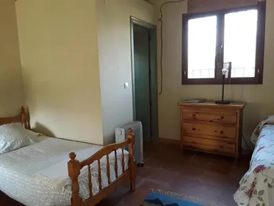 Cama o camas de una habitación en Los Secaderos
