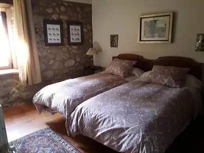 Cama o camas de una habitación en Los Secaderos