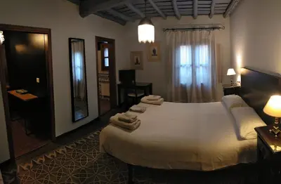 Cama o camas de una habitación en La Herrera lll