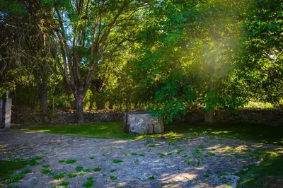 Jardín al aire libre en Los Chendas