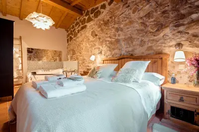 Cama o camas de una habitación en El Pajar de Tío Mariano