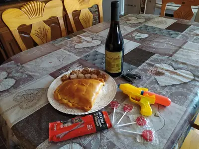 Comida en o cerca of this country house