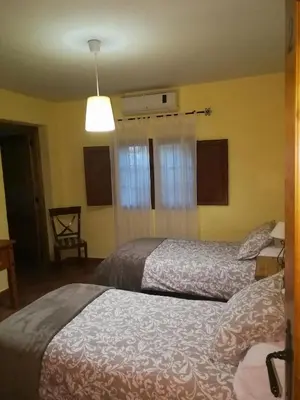 Cama o camas de una habitación en Casa Rural Balcón del Camino Viejo