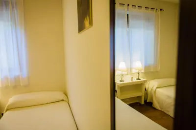 Cama o camas de una habitación en El Roble Mocho