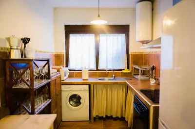 Una cocina o zona de cocina en El Roble Mocho