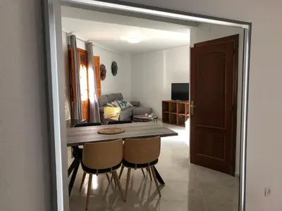 Una televisión o centro de entretenimiento en Apartamento SC Victoria