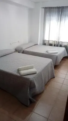Cama o camas de una habitación en Plaza de España
