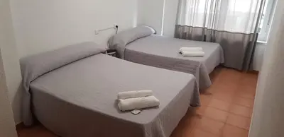 Cama o camas de una habitación en Plaza de España