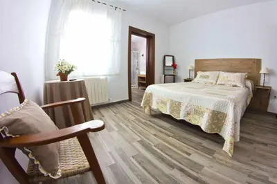 Cama o camas de una habitación en Casa Rural Los Mayorales