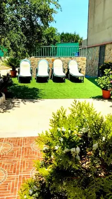 Jardín al aire libre en Casa Rural Los Mayorales