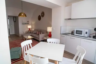 Una cocina o zona de cocina en CASA VALDES 16, APTO. 2