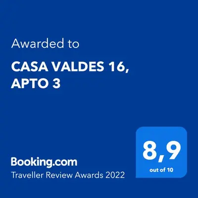 Certificado, premio, señal o documento que está expuesto en CASA VALDES 16, APTO 3