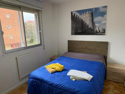 Cama o camas de una habitación en VUT Casa Trujillano