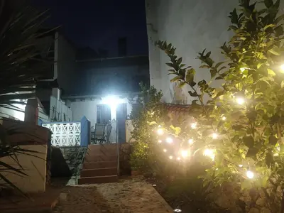 Jardín al aire libre en Alborada Apartamentos Rurales