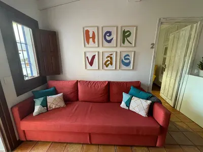 Zona de estar de Alborada Apartamentos Rurales