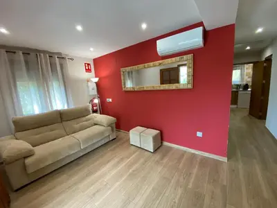 Zona de estar de Las Terrazas de Chilla